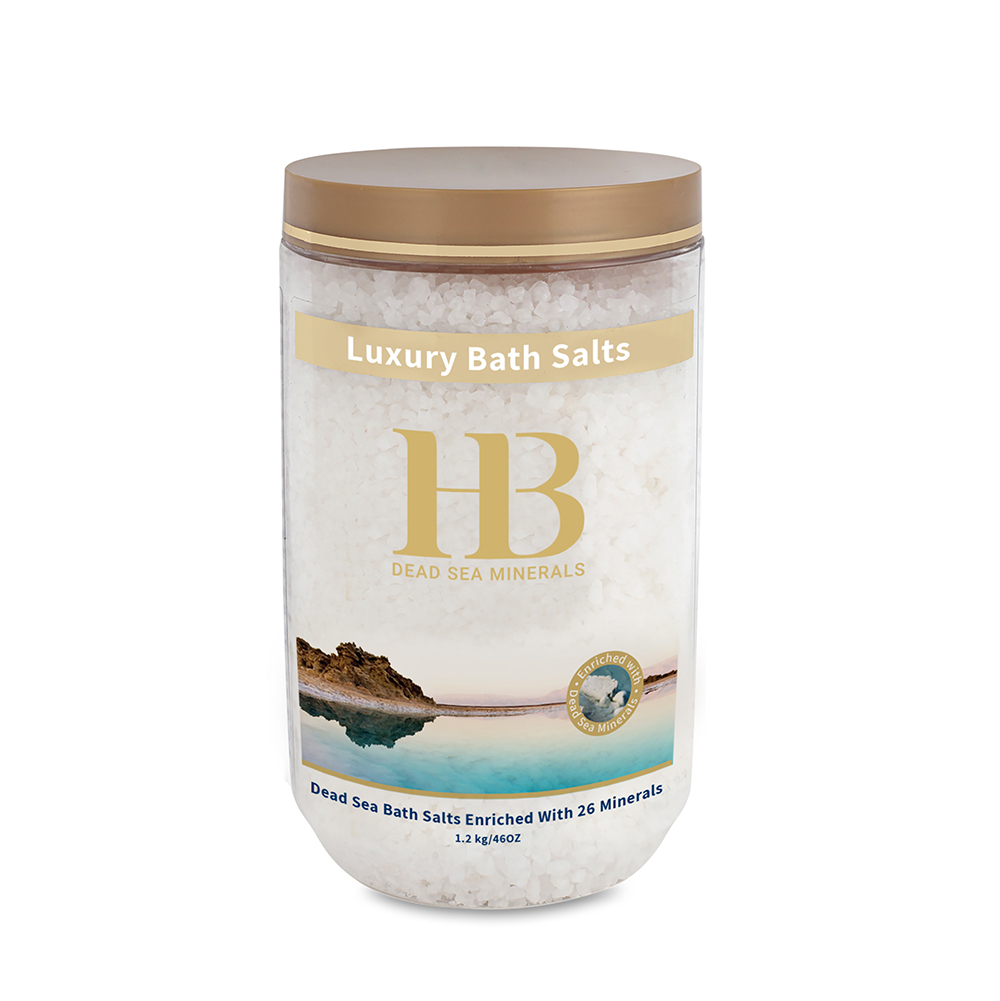 HB Luxusná soľ do kúpeľa, biela - natural
