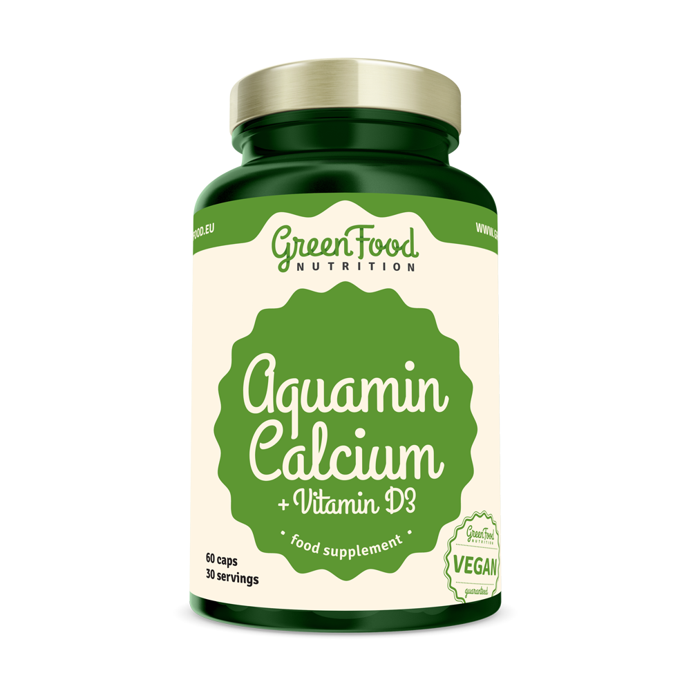 GreenFood Nutrition Aquamin Calcium  vit D3 60cps