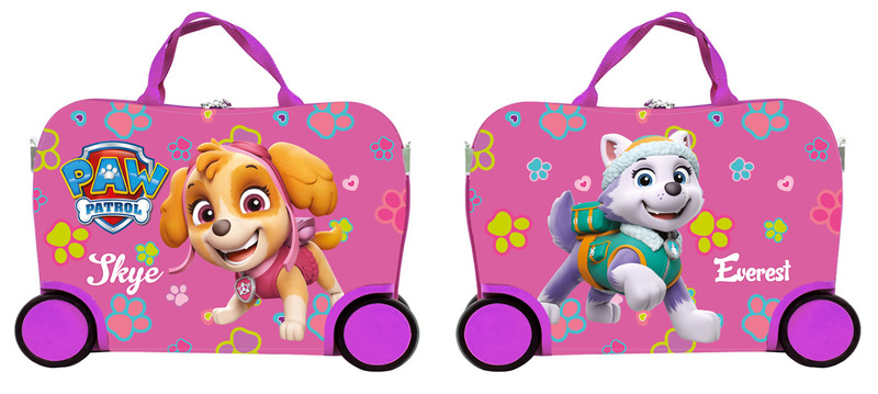 Nickelodeon Detský kufrík na kolieskach malý, Paw Patrol, ružový, 3r