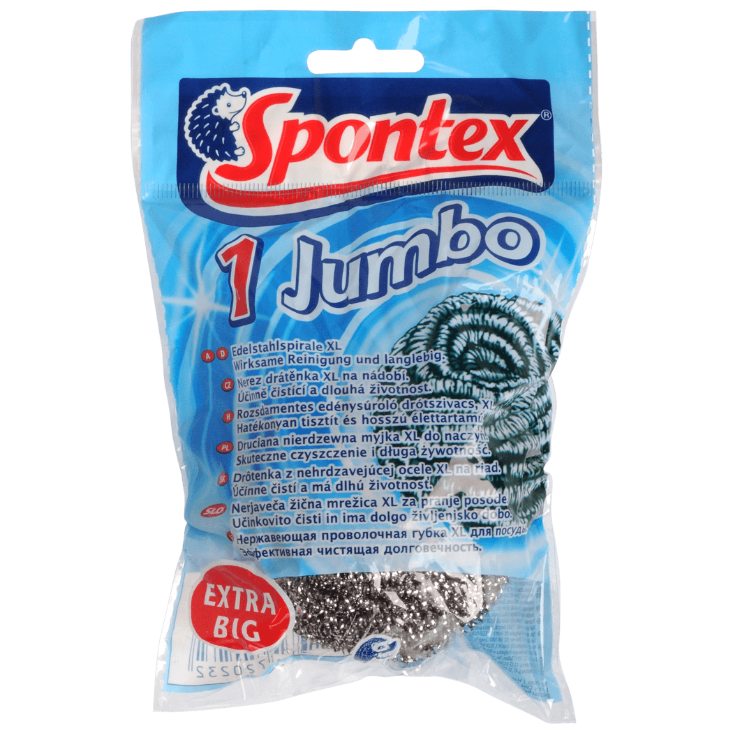 Spontex Jumbo nerezová drátěnka 4 ks
