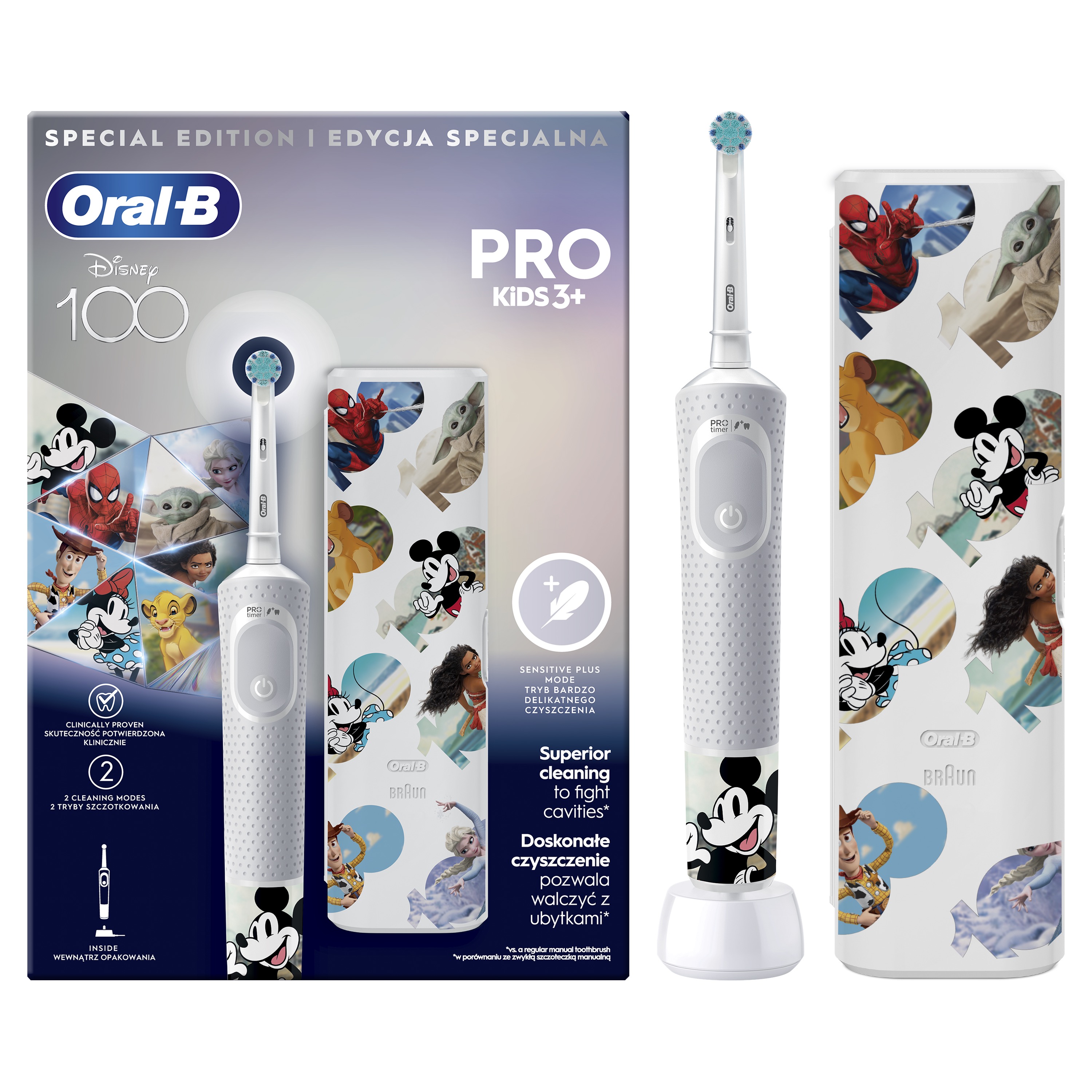 Oral-B EK Pro Kids 3 Disney  Cestovné púzdro