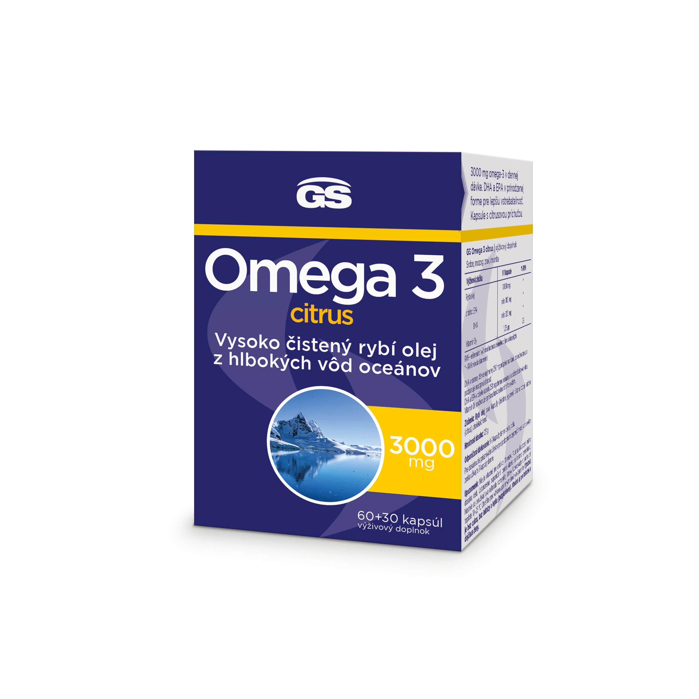 GS Omega 3 citrus, 6030 kapsúl