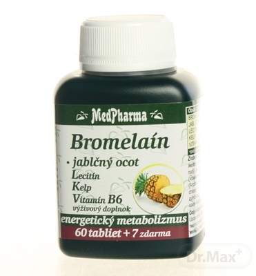 MedPharma BROMELAIN 300 mg  JABL.OCOT  LECITIN