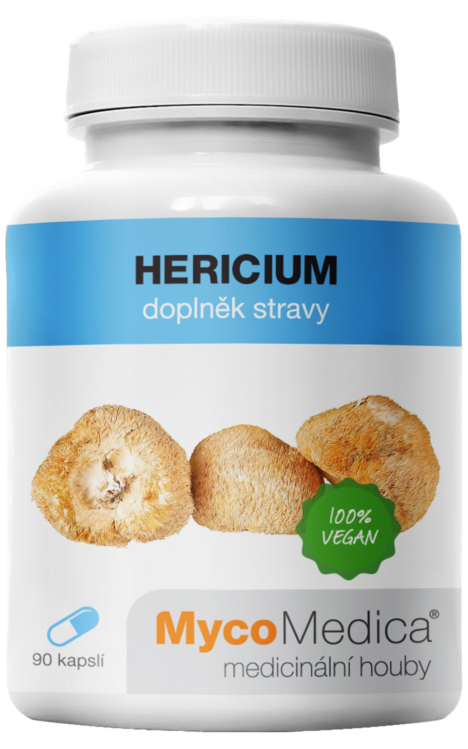 Mycomedica Hericium 30 percent Vegan 500mg 90cps