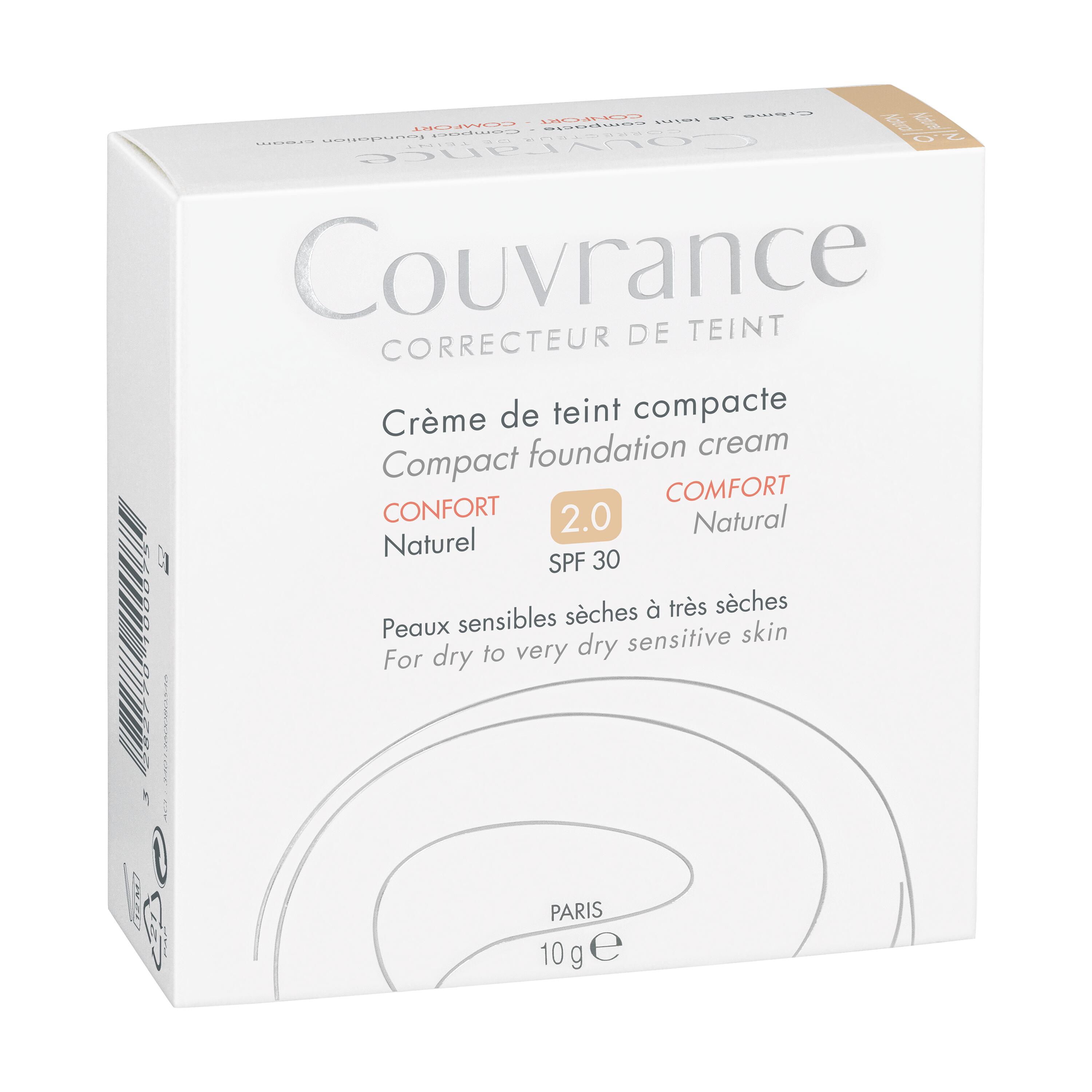 Avene COUVRANCE - výživný make-up SPF30 (prirodzený odtieň)