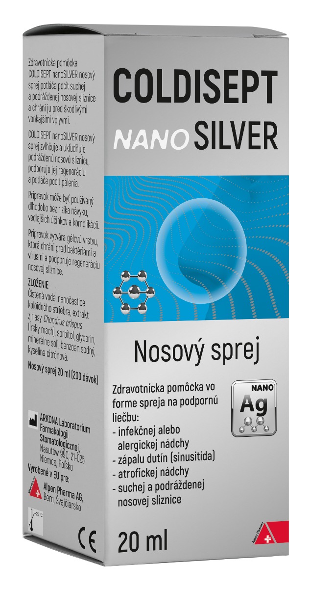Coldisept nanoSilver nosový sprej