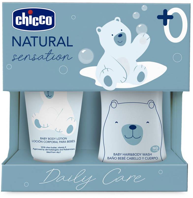 CHICCO Set darčekový kozmetický Natural Sensation - Daily Care 0m