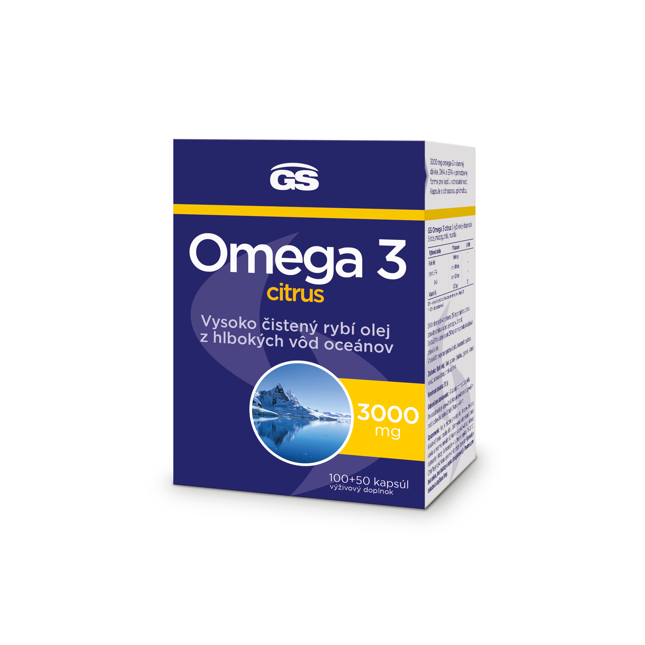 GS Omega 3 citrus, 10050 kapsúl