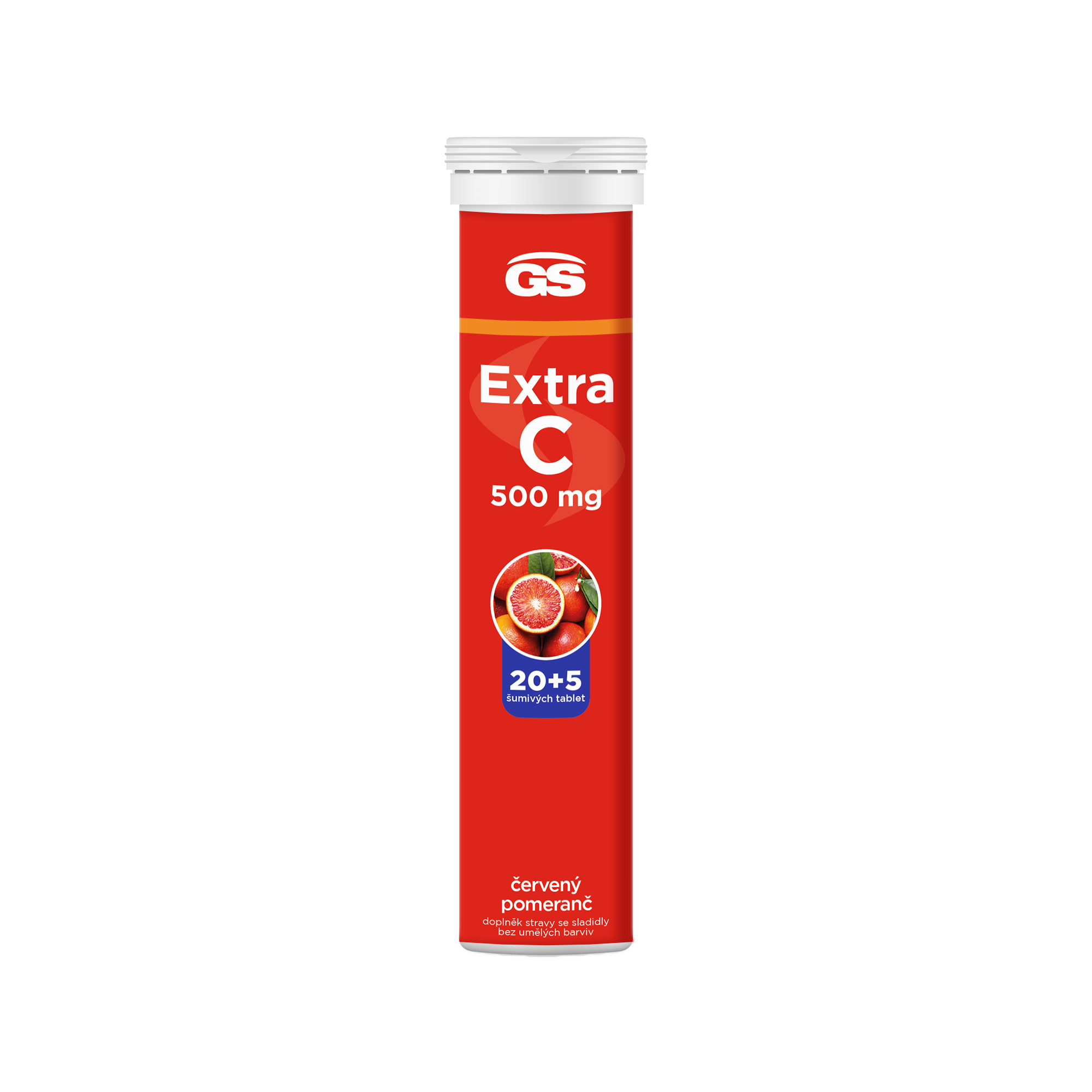 GS Extra C 500 eff.tbl. 205 červený pomaranč