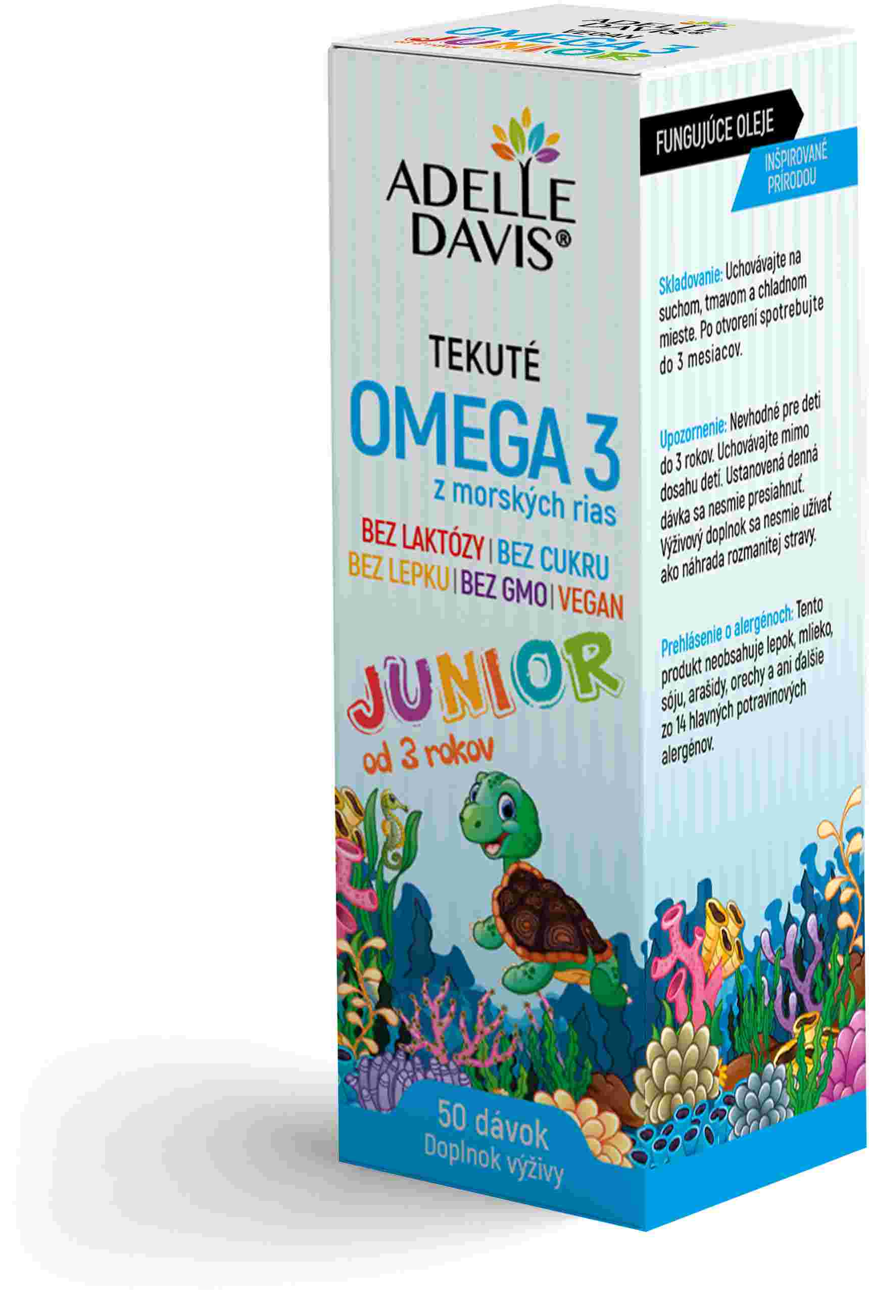 Adele Davis OMEGA 3 z morských rias junior 50 ml