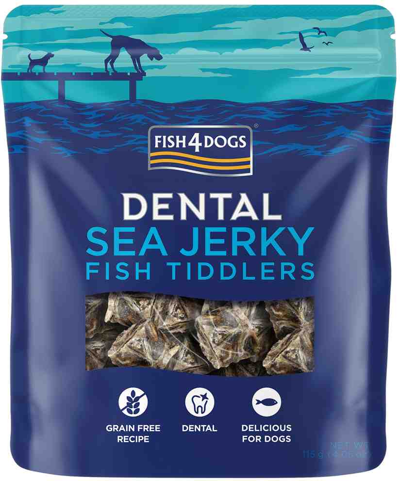 FISH4DOGS Dentálne pamlsky pre psy morská ryba - rybičky 115g