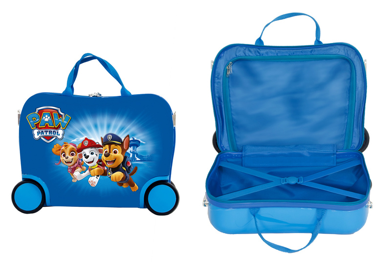 Nickelodeon Detský kufrík na kolieskach malý, Paw Patrol, modrý, 3r