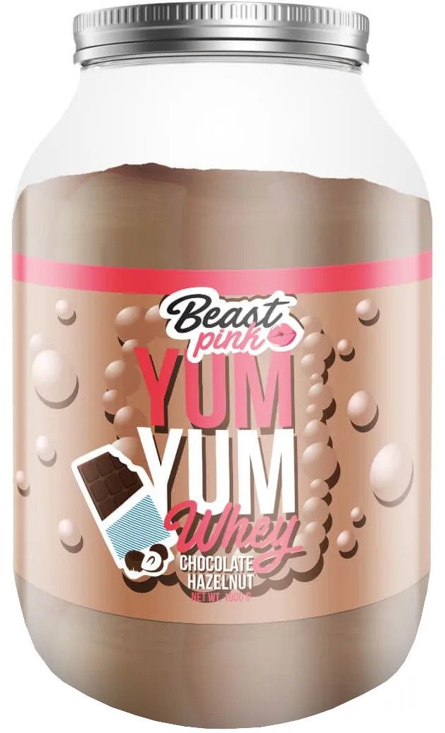 GymBeam BeastPink Yum Yum Whey White chocolate coconut