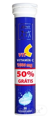 Zdrovit Vitamín C 1000 mg 50 percent grátis