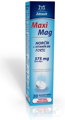 Zdrovit MaxiMag HORČÍK FORTE (375 mg)  VITAMÍN B6