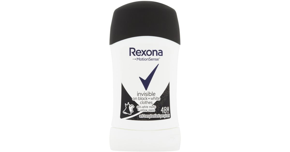 Rexona antiperspirant stick Inv.Black  White