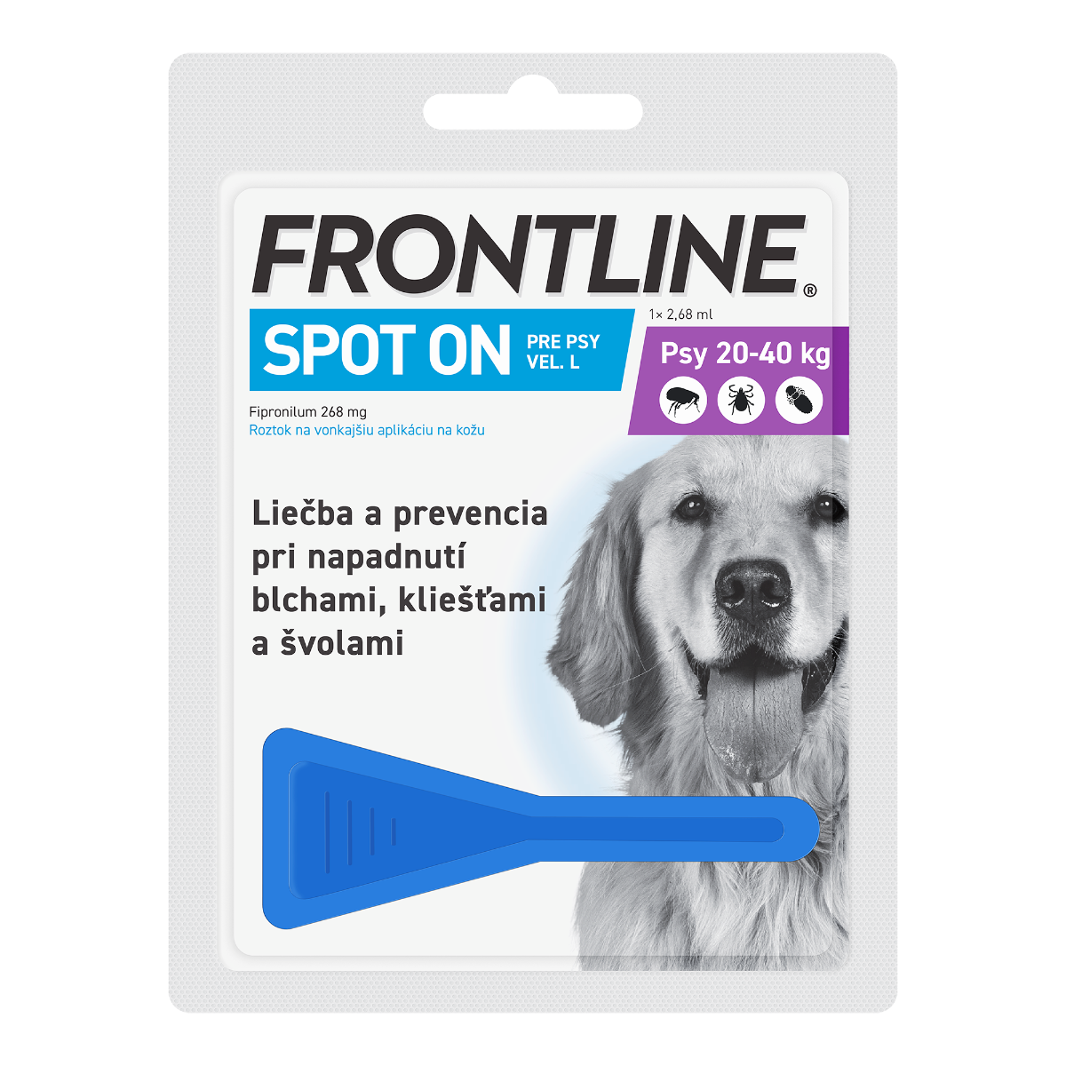FRONTLINE spot-on pre psy L (20-40 kg) - 1 x 2,68 ml