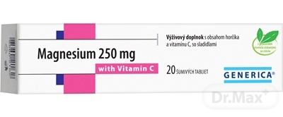 GENERICA Magnesium 250 mg  Vitamin C