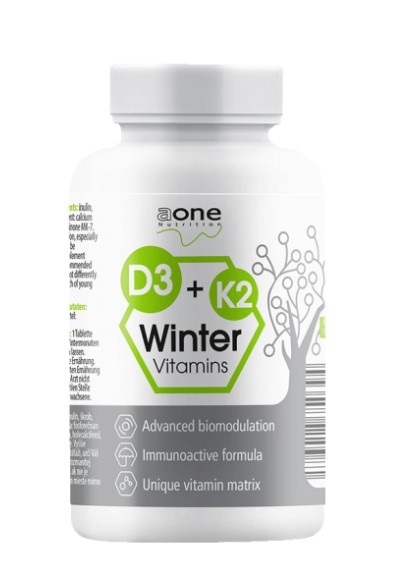D3  K2 - winter Vitamins - Aone 200 tbl