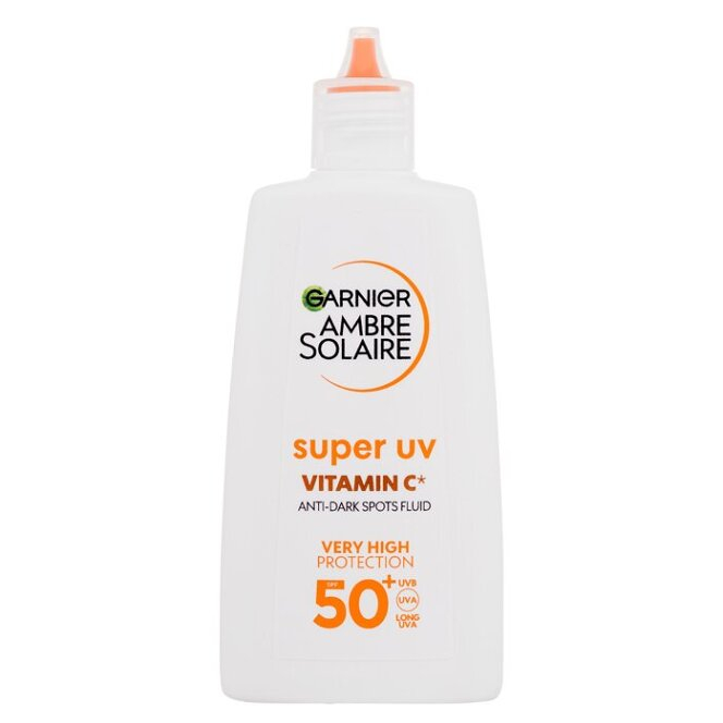 GARNIER Ambre Solaire Super UV Vitamin C SPF 50 Ochranný fluid 40 ml
