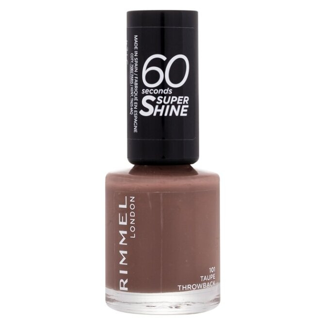 RIMMEL LONDON 60 Seconds Lak na nechty 101 Taupe Throwback 8 ml