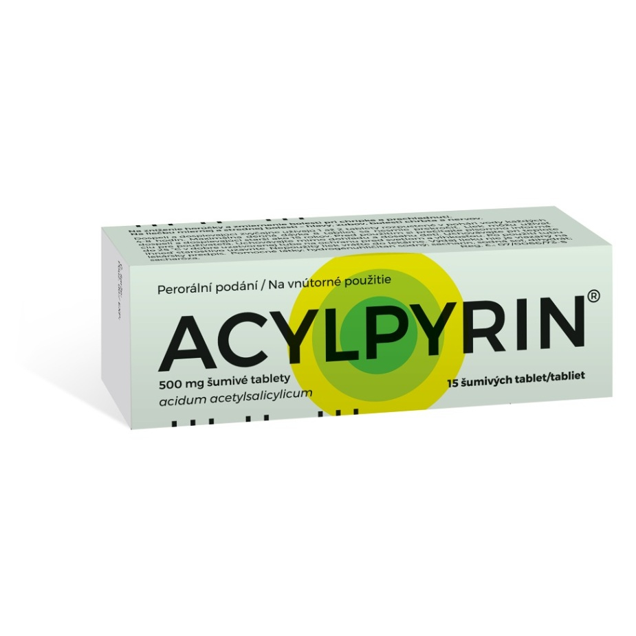 ACYLPYRIN 500 mg šumivé tablety 15 tabliet