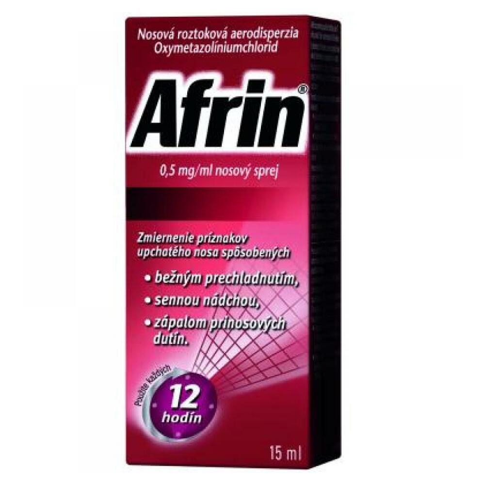 AFRIN 0,5 mgml nosový sprej 15 ml