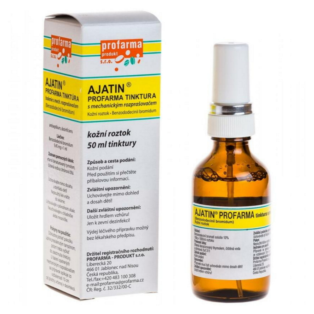 AJATIN Profarma tinktúra 100 mgml dermálny roztok 50 ml