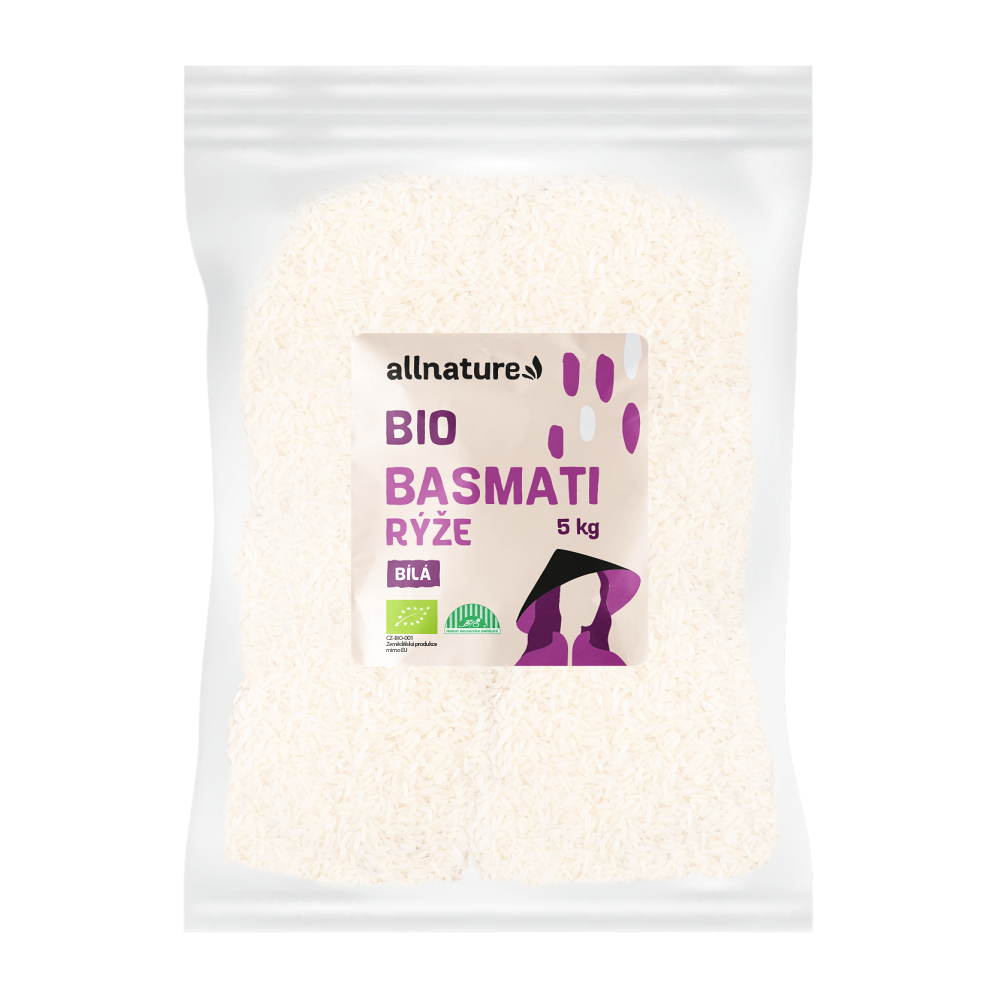 ALLNATURE Basmati ryža biela BIO 5 kg