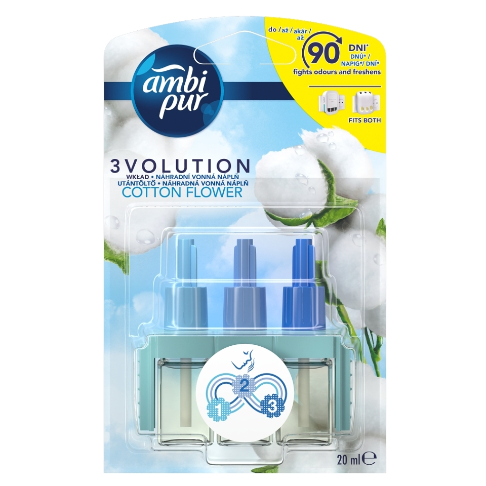 AMBI PUR 3Volution Osviežovač vzduchu náplň Cotton 20 ml