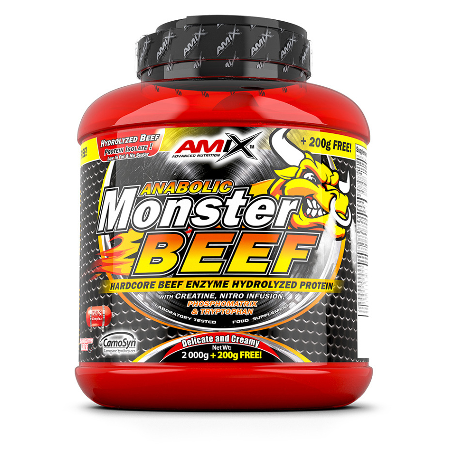 AMIX Anabolic monster BEEF 90 percent proteín čokoláda 2200 g