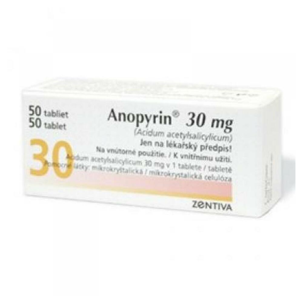 ANOPYRIN 30 mg 50 tabliet