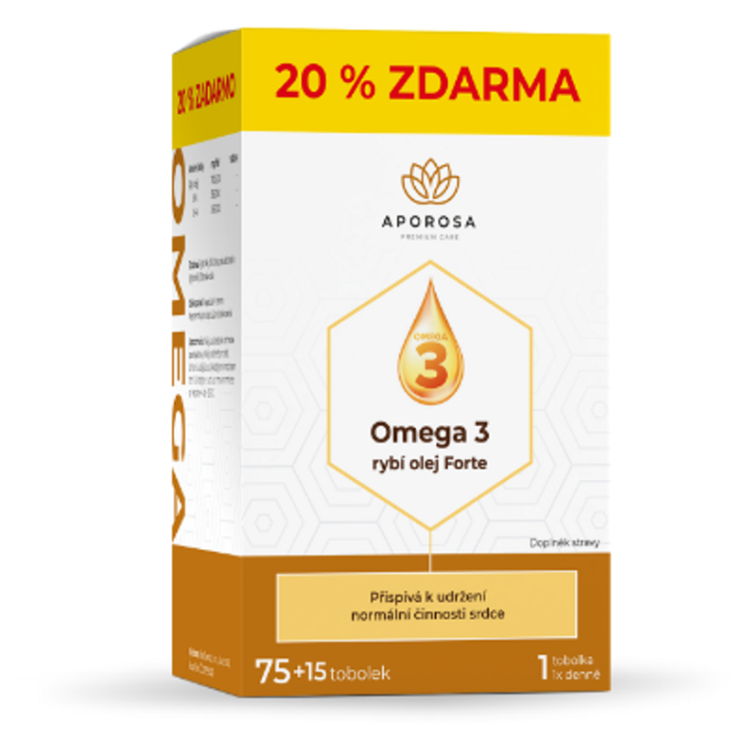 APOROSA Omega 3 rybí olej forte 75  15 kapsúl