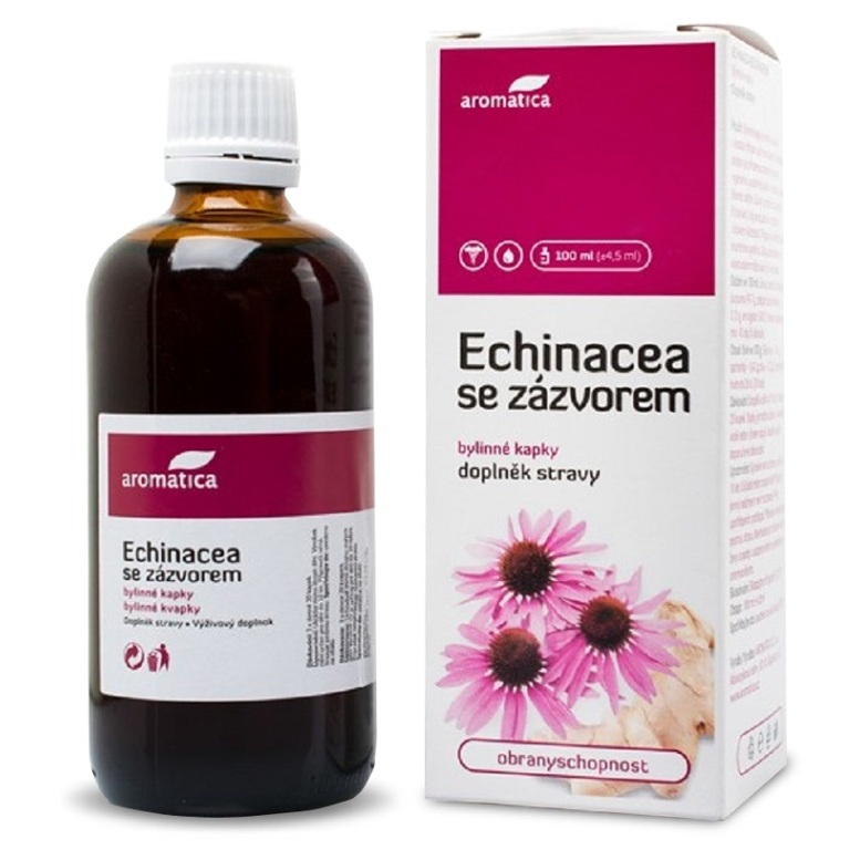 AROMATICA Echinacea so zázvorom bylinné kvapky 100 ml