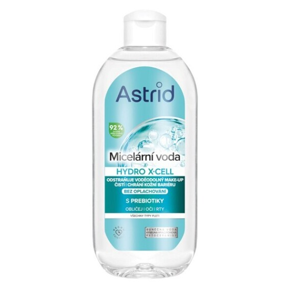 ASTRID Hydro X-Cell Micelárna voda s prebiotikami pre všetky typy pleti 400 ml