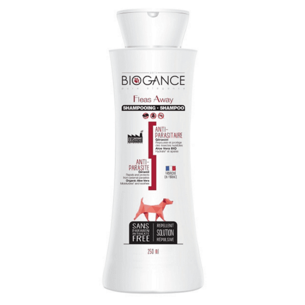 BIOGANCE Fleas away dog antiparazitný šampón 250 ml