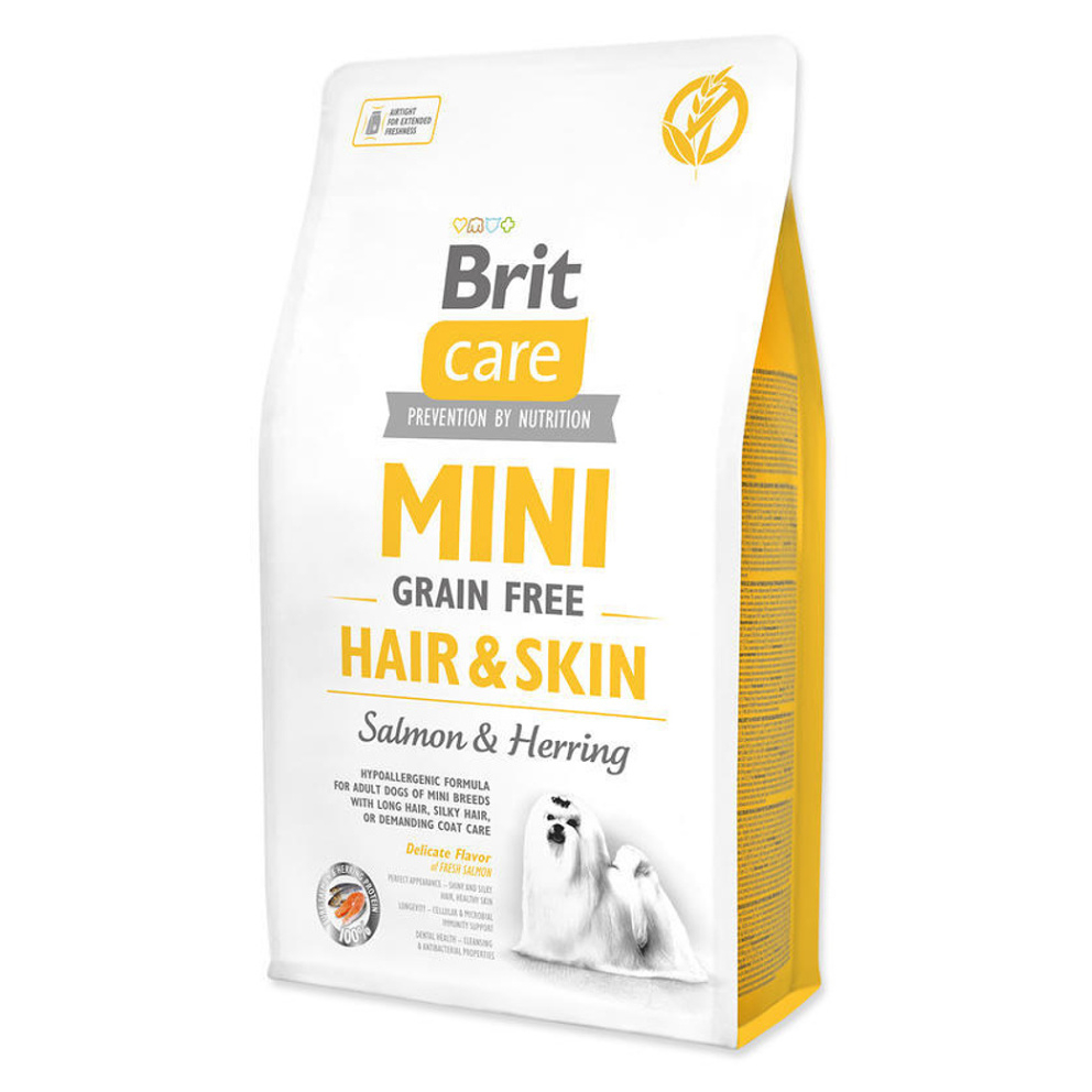 Brit Care Mini Grain Free Hair  Skin granule pre psov, Hmotnosť balenia (g): 7 kg