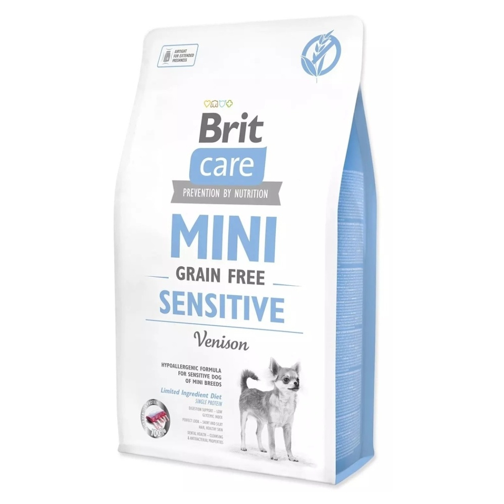 Brit Care Mini Grain Free Sensitive granule, Hmotnosť balenia (g): 7 kg