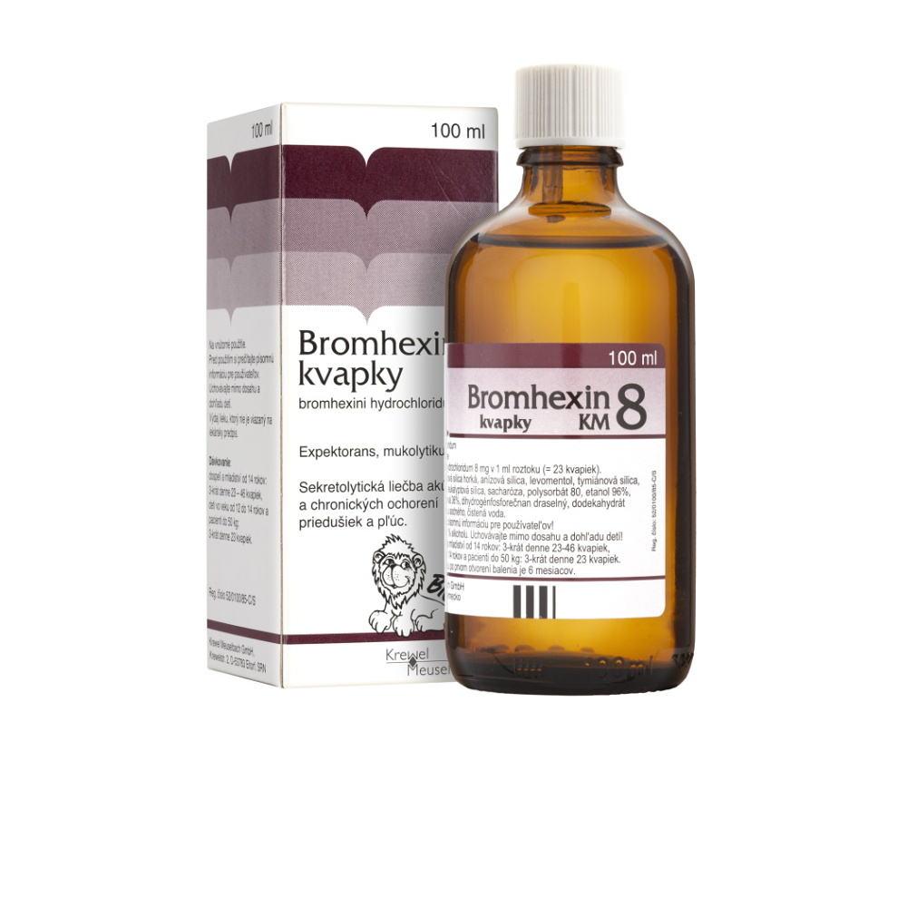 BROMHEXIN 8-Kvapky KM 8 mgml 100 ml