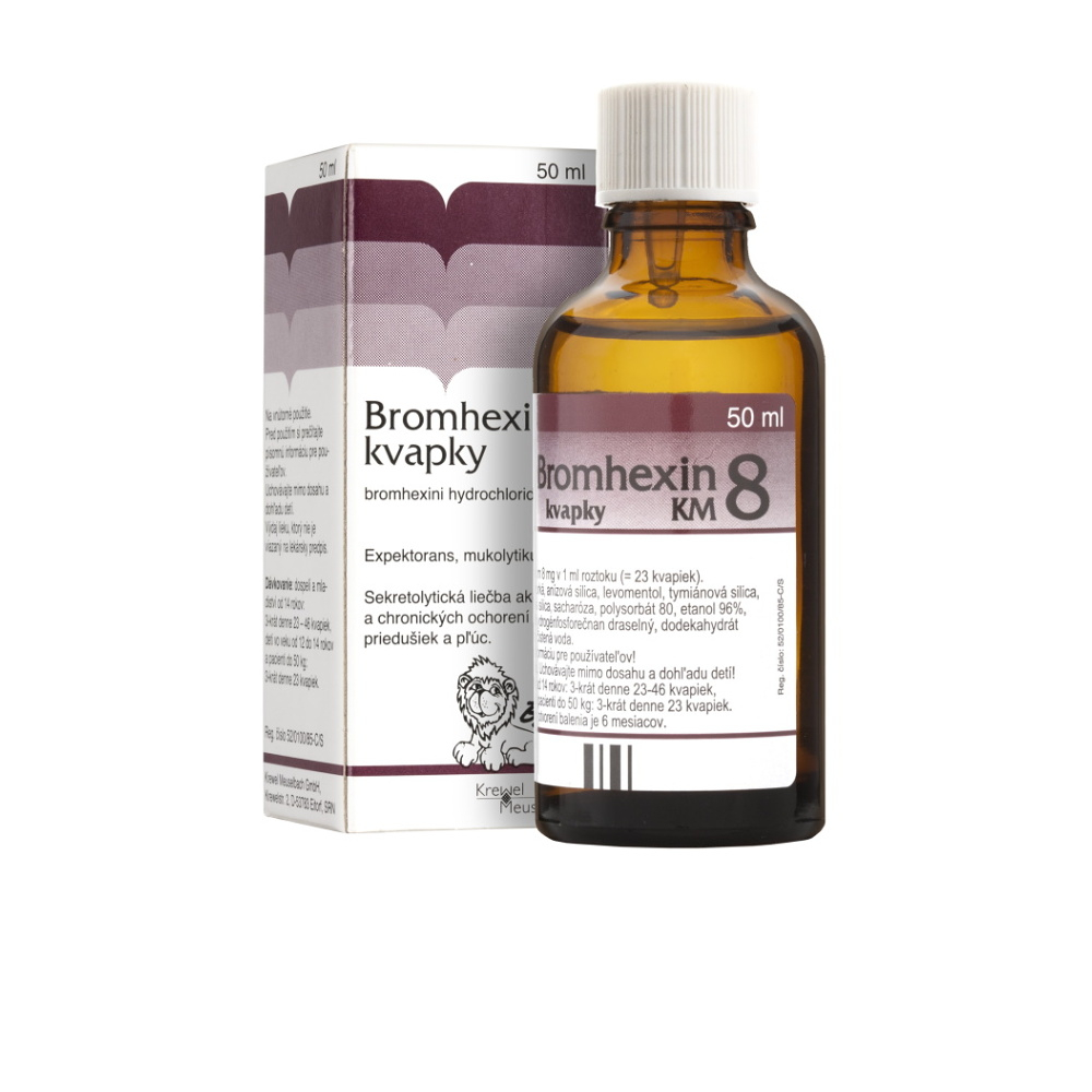 BROMHEXIN 8-Kvapky KM 8 mgml 50 ml