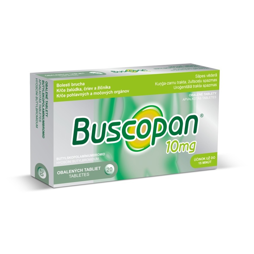 BUSCOPAN 10 mg tablety 20 ks