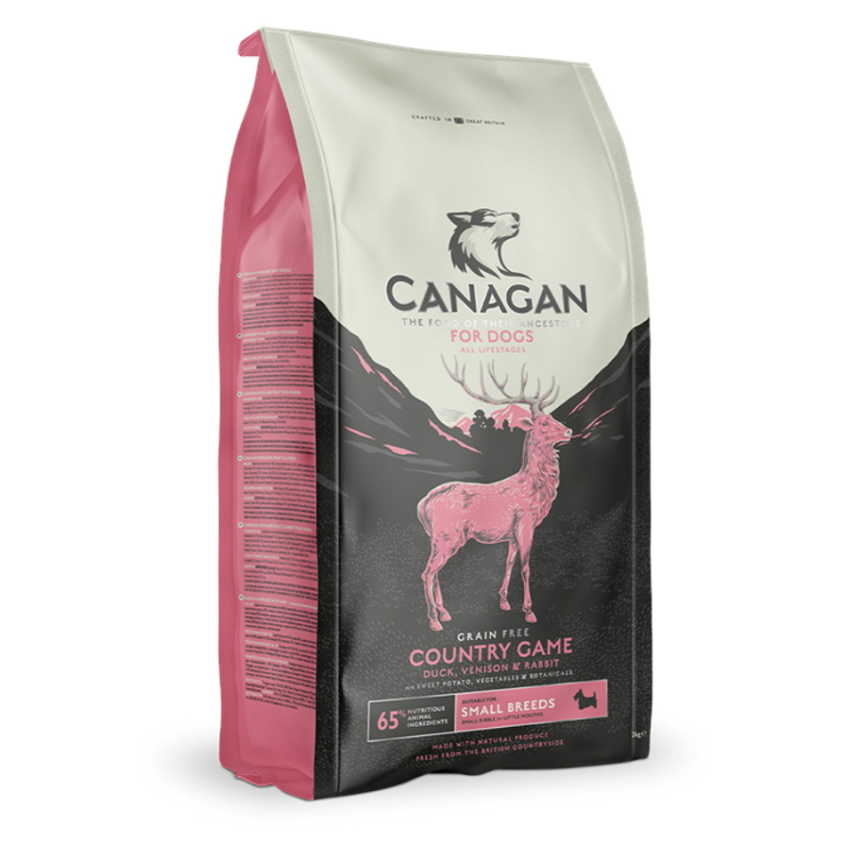 CANAGAN Small Breed Country Game granule pre psov, Hmotnosť balenia (g): 2 kg