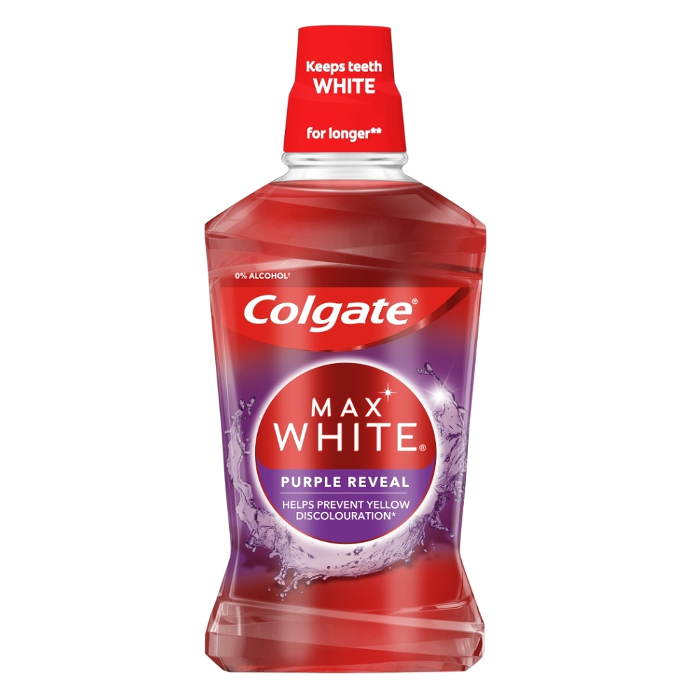 COLGATE Max White Purple Reveal ústna voda 500 ml