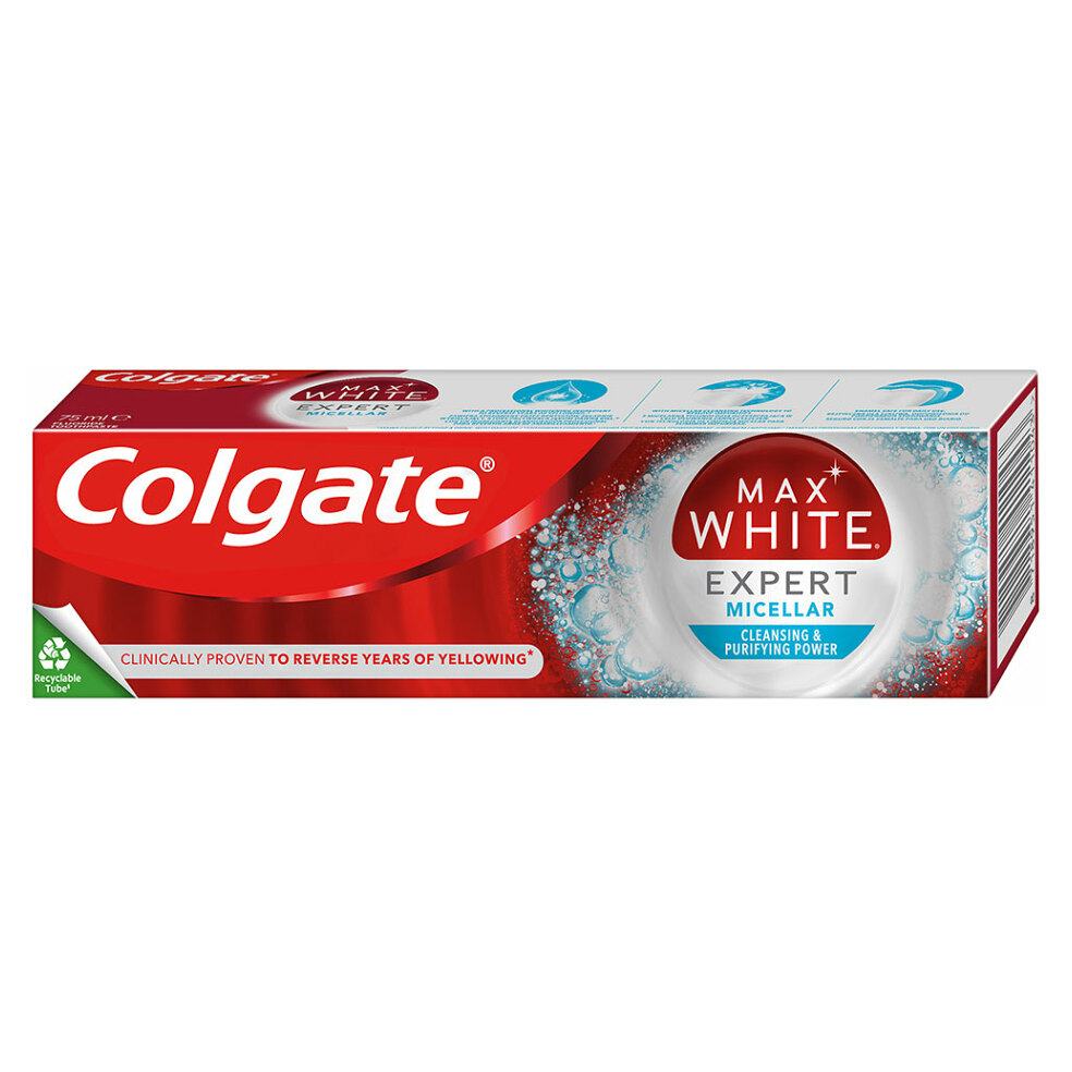 COLGATE Zubná pasta Max White Expert Micellar 75 ml