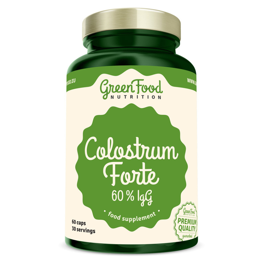 GREENFOOD NUTRITION Colostrum forte 60 percent IgG 60 kapsúl