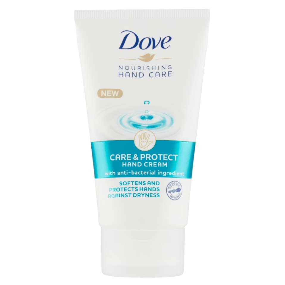 DOVE Care  Protect krém na ruky s antibakteriálnou zložkou 75 ml