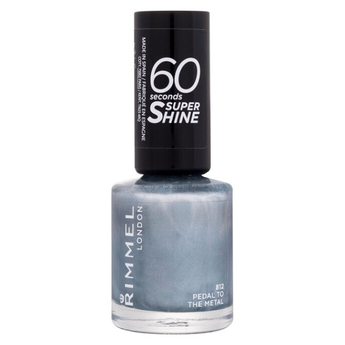 RIMMEL LONDON 60 Seconds Lak na nechty 812 Pedal To The Metal 8 ml