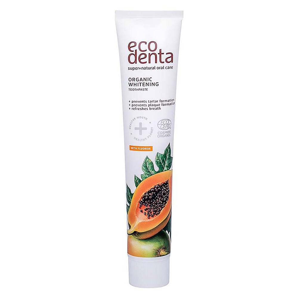 ECODENTA Organic Whitening zubná pasta Papaya 75 ml