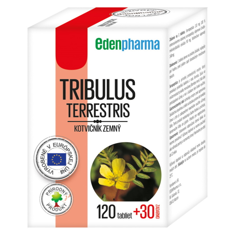 EDENPHARMA Tribulus Terrestris tablety 120  30 ZDARMA