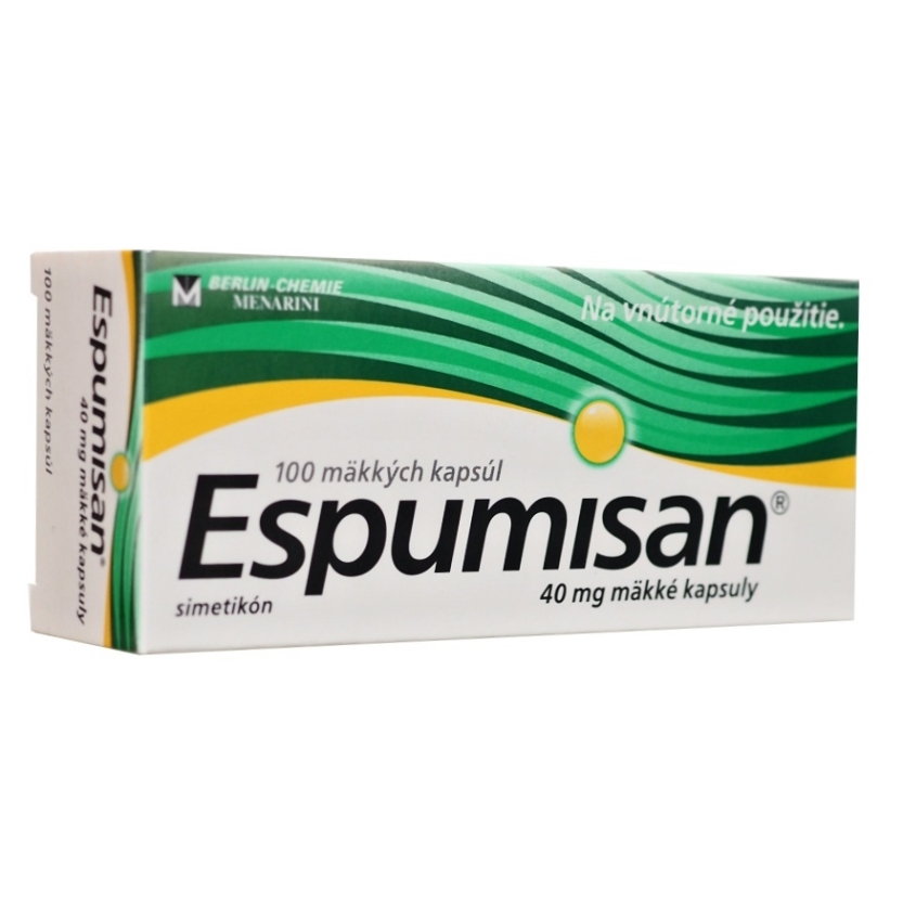 ESPUMISAN 40 mg 100 mäkkých kapsúl